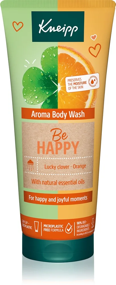 Kneipp Be Happy Duschtvål Clover & Orange 200 ml