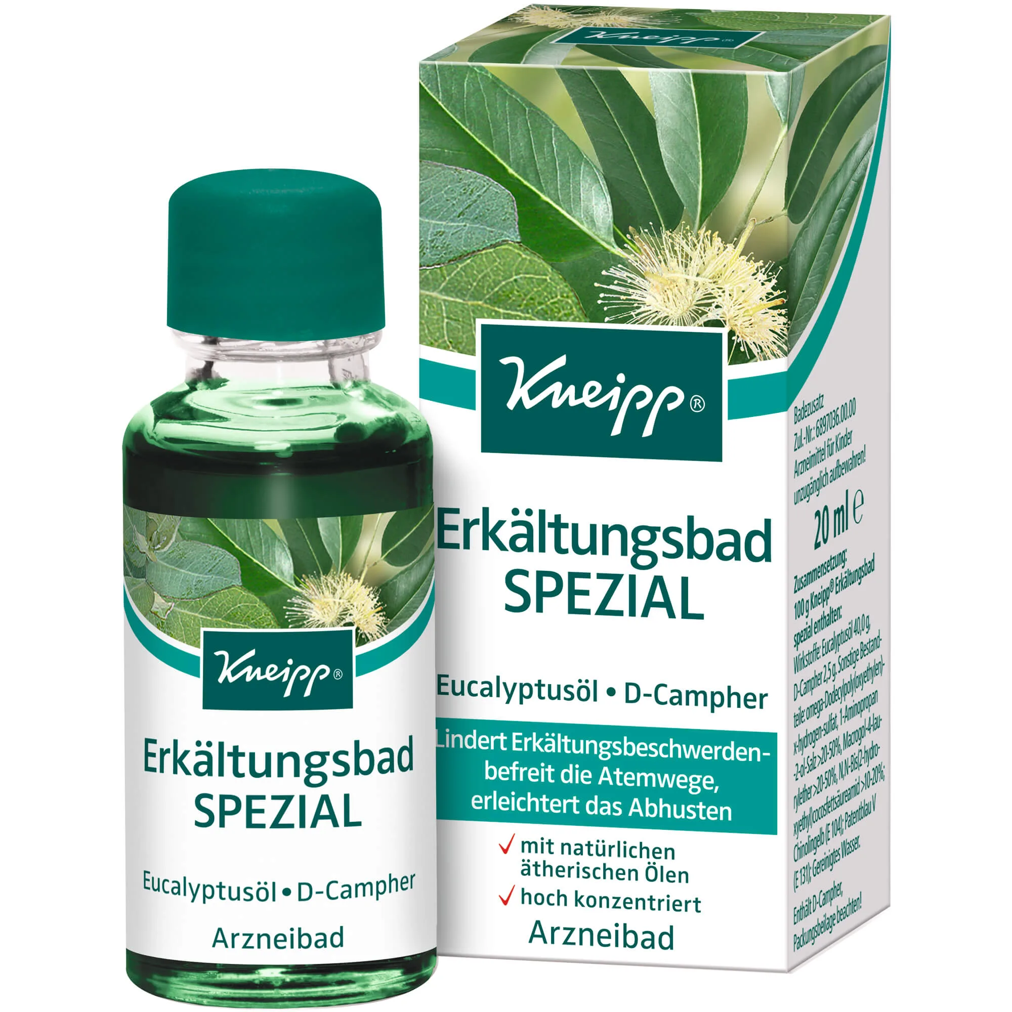 Kneipp Erkältungsbad spezial, 20 ml Badezusatz