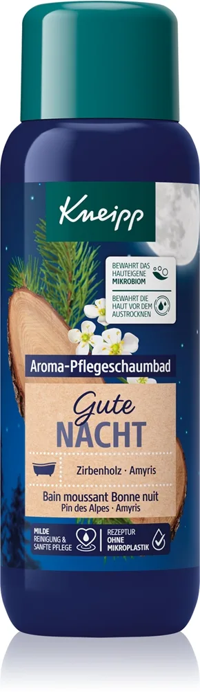 Kneipp Good Night Badskum Swiss Stone Pine & Balsam Torchwood 400 ml