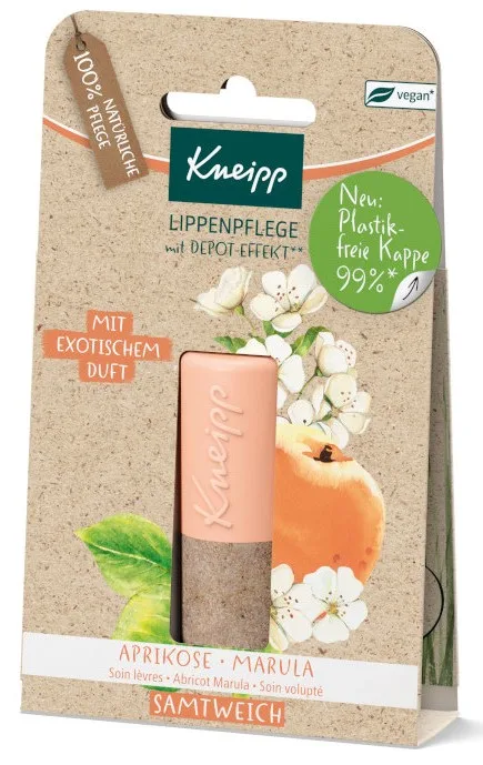 Kneipp LIPPENPFLEGE  APRIKOSE-MARACUJA SAMTWEICH  4.7 g