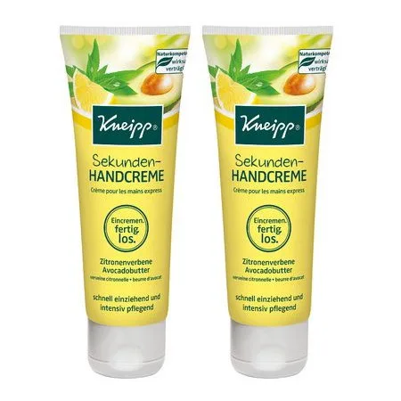 Kneipp Sekunden-HANDCREME Doppelpack 2X75 ml Creme