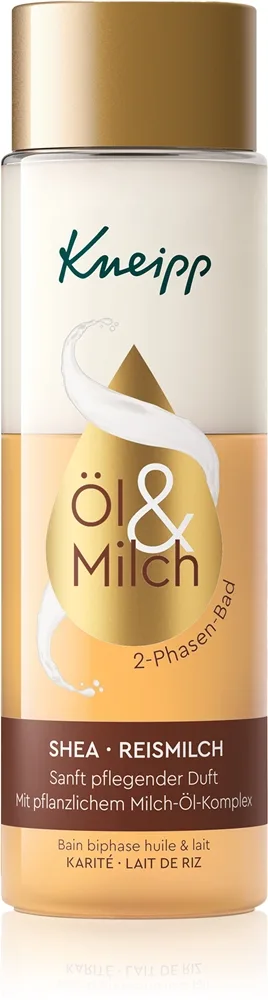 Kneipp Shea Butter & Rice Milk en två-fas badolja 250 ml