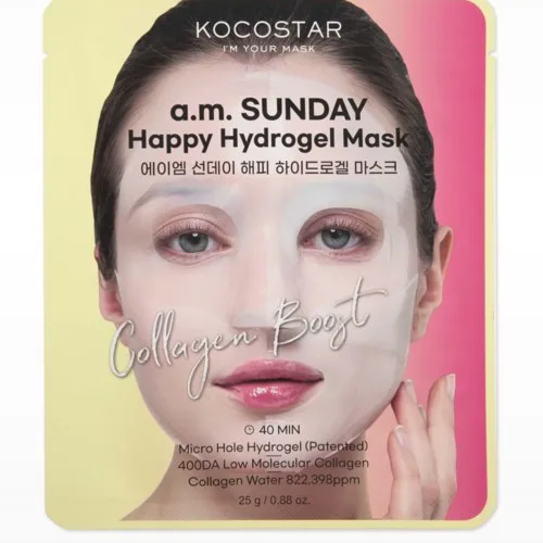 KOCOSTAR a.m. SUNDAY Hydrogel Collagen Mask 1 st