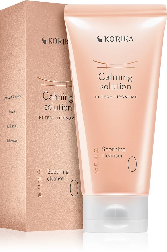 KORIKA HI-TECH LIPOSOME Calming solution Soothing cleanser Lindrande rengöringskräm 150 ml