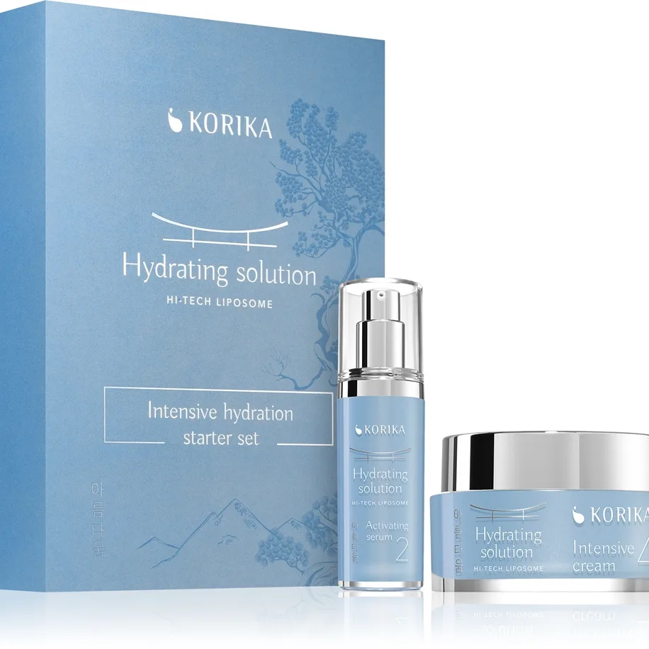 KORIKA HI-TECH LIPOSOME Hydrating solution sæt, der giver intensiv fugt