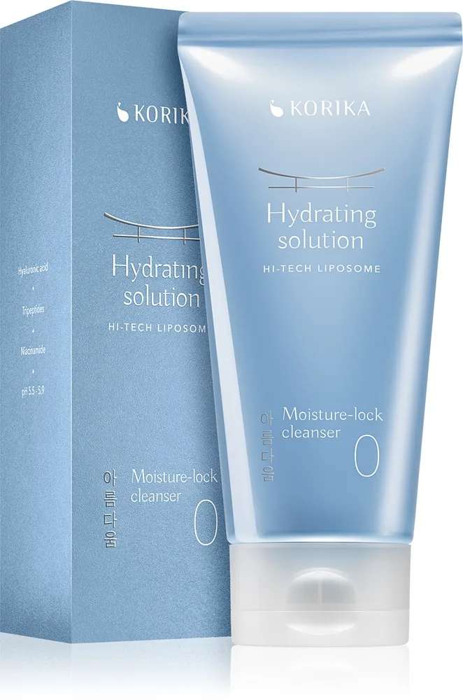 KORIKA HI-TECH LIPOSOME Hydrating solution Moisture-lock cleanser Återfuktande reningskräm 150 ml