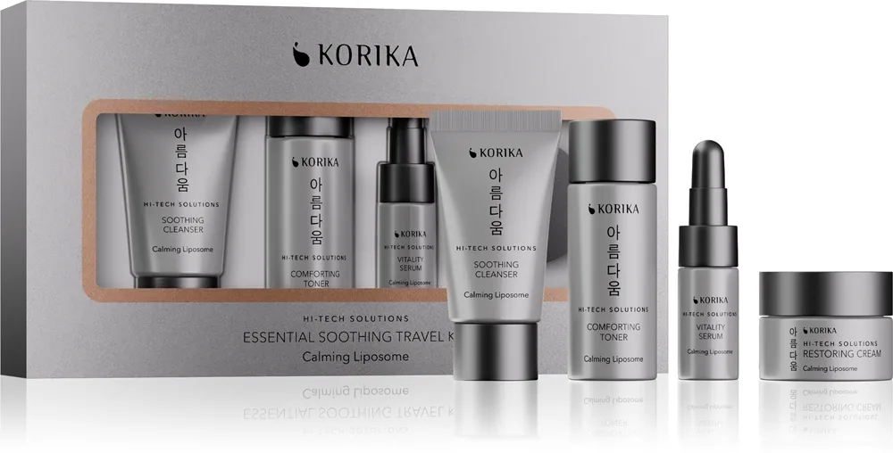 KORIKA HI-TECH SOLUTIONS Essential Soothing Travel Set Rese-set med lindrande effekt