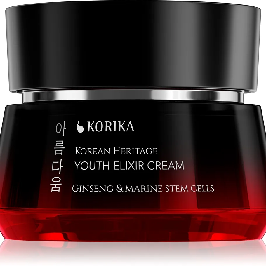 KORIKA Korean Heritage Ginseng & Marine Stem Cells Youth Elixir Cream Nærende antioxidant creme For hudforyngelse 50 ml