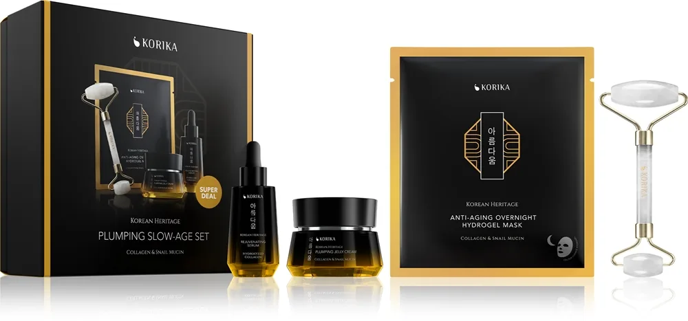 KORIKA Korean Heritage Plumping Slow-age Set sæt til at bremse hudens aldring