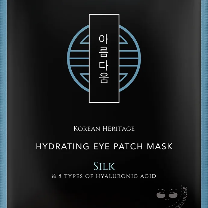 KORIKA Korean Heritage Silk & 8 Types of Hyaluronic Acid Hydrating Eye Patch Mask Återfuktande mask för ögonen 2 st.