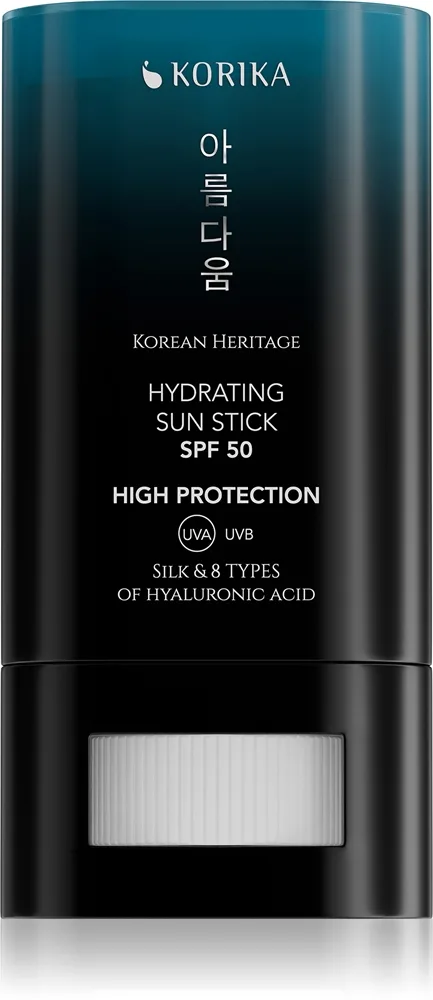 KORIKA Korean Heritage Silk & 8 Types of Hyaluronic Acid Hydrating Sun Stick SPF 50 solstift SPF 50 20 g