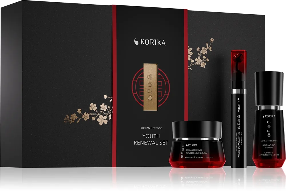KORIKA Korean Heritage Youth Renewal Set lahjasetti ihon ikääntymisen ehkäisyyn