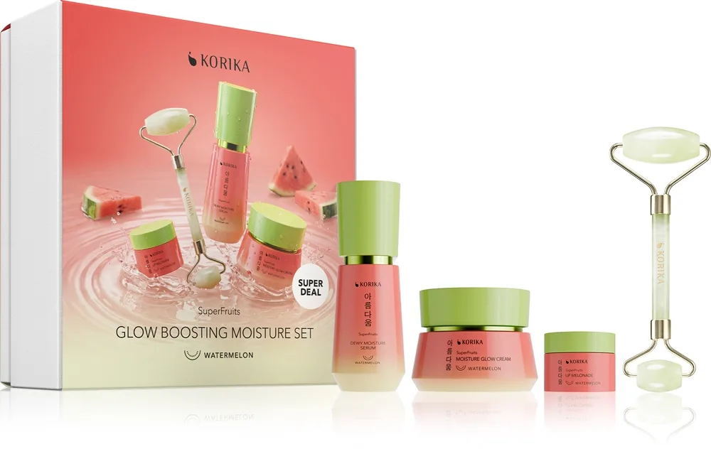 KORIKA SuperFruits Glow Boosting Moisture Set styrkende og fugtgivende sæt