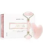 KORIKA Tools Face Roller & Gua Sha massagerulle för ansikte och massagehjälpmedel Quartz Pink
