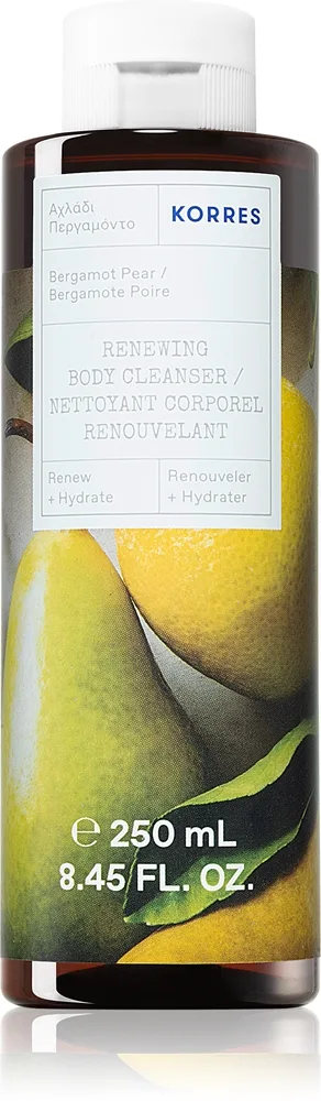 Korres Bergamot Pear Silkeagtig brusegel 250 ml