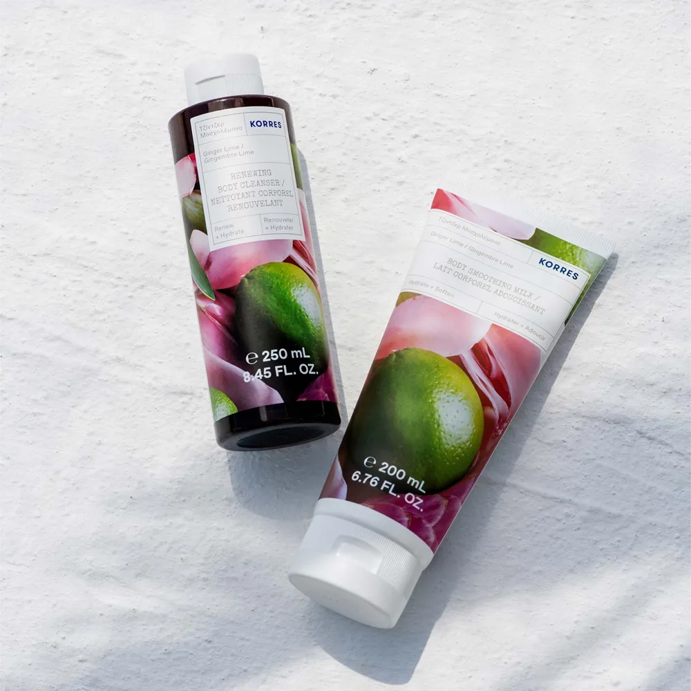 Korres Ginger Lime kosteuttava suihkugeeli 250 ml