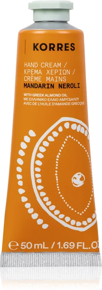 Korres Mandarin Neroli Fuktgivande handkräm Med mandelolja 50 ml