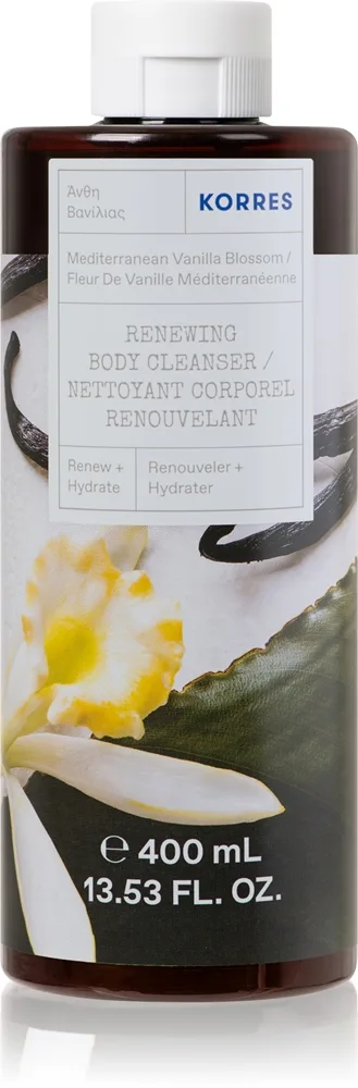 Korres Mediterranean Vanilla Blossom Energigivende brusegel 400 ml