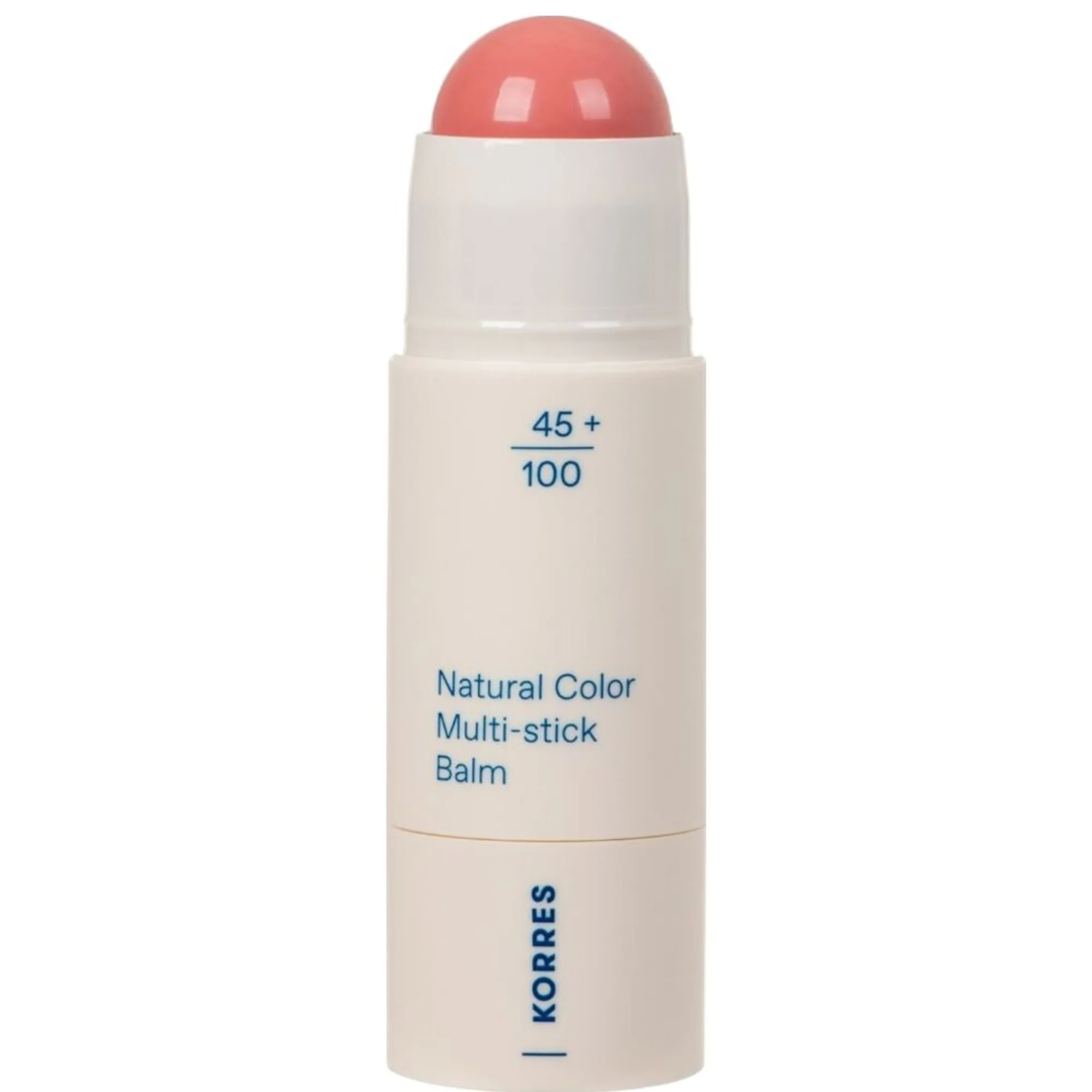 Korres Natural Color Multi-Stick Balm Multifunktionell smink för läppar och ansikte Skugga Petal Pink 4.5 g