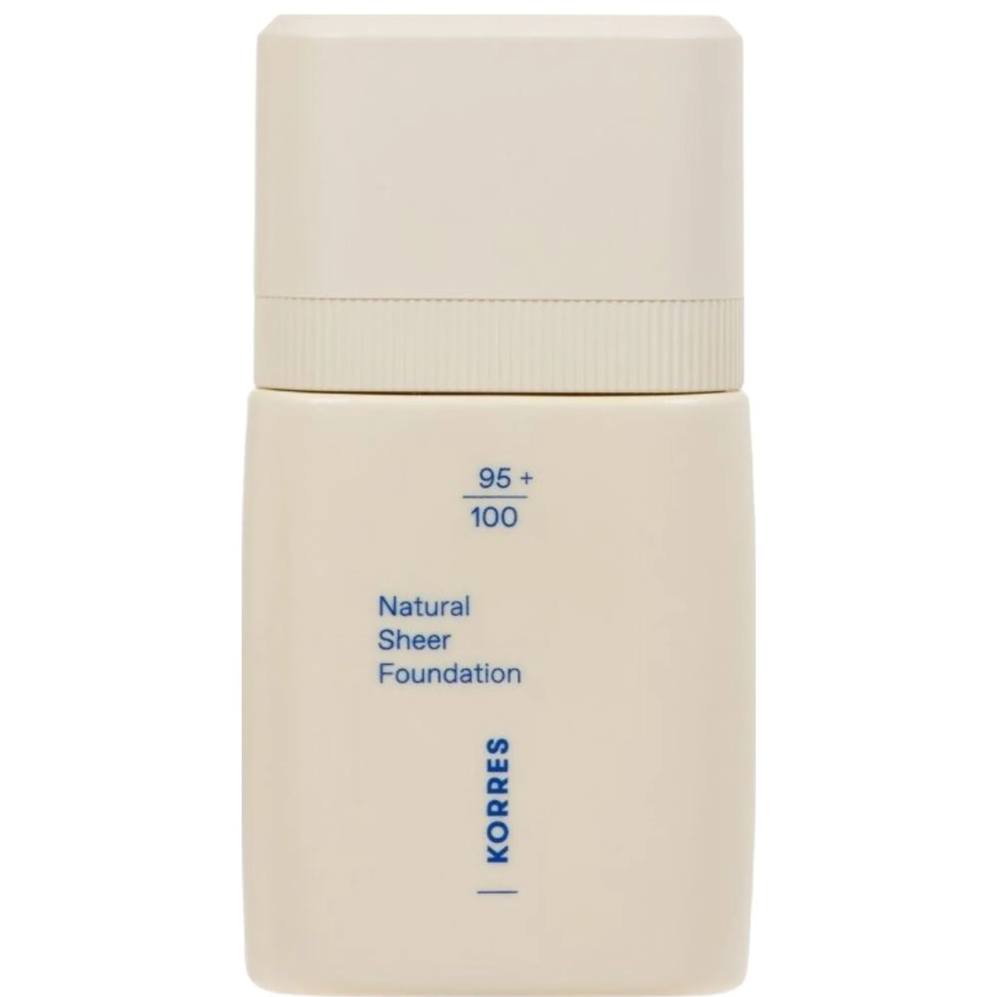 Korres Natural Sheer Foundation Lätt foundation för ett naturligt utseende Skugga 02 Medium 30 ml