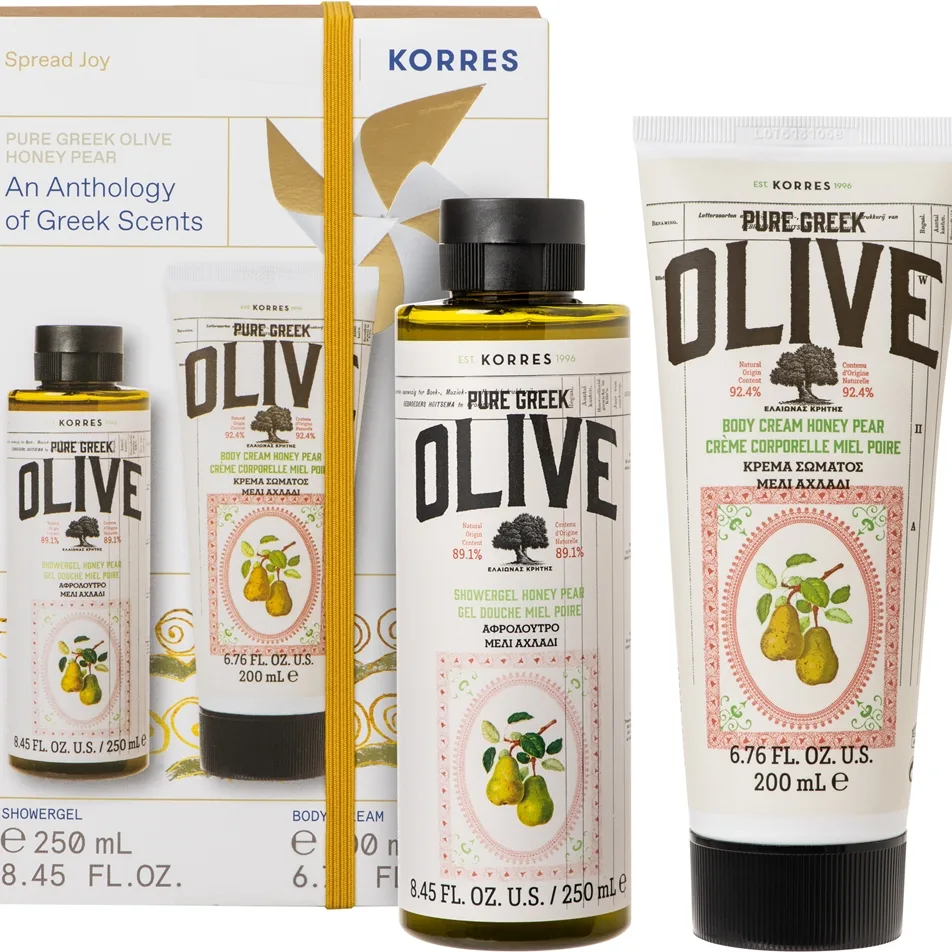 Korres Pure Greek Olive & Honey Pear Presentförpackning för Kvinnor