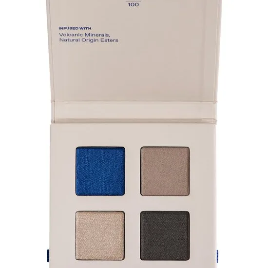 Korres Real Color Natural Palette Palett för ögonskugga Skugga 02 Smokey Sea 4 g
