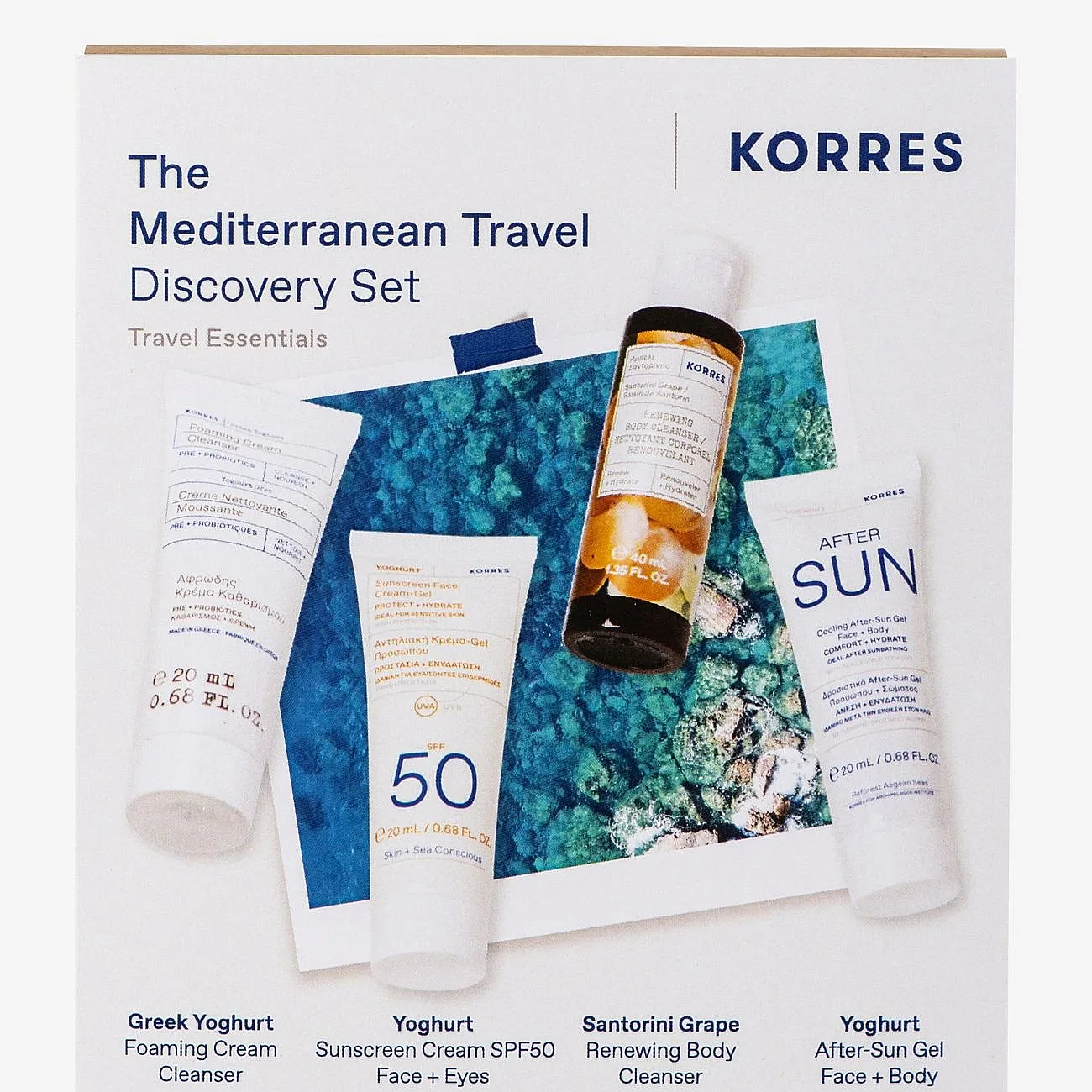 KORRES The Mediterranean Travel Discovery Set - Nude - 4 pcs