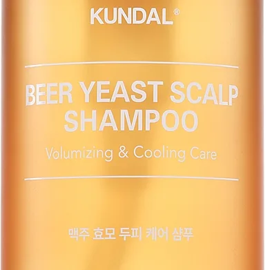 KUNDAL Beer Yeast Hair Loss Relief Shampoo Stimulerande och uppfriskande schampo Mot håravfall Arom Herb Mint 500 ml