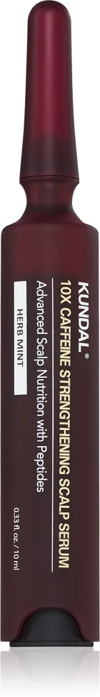 KUNDAL Caffeine 10X Herb Mint Forstærkende serum til hårbunden 10 ml