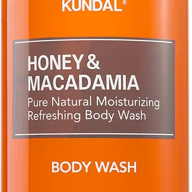 KUNDAL Honey & Macadamia Baby Powder Silkig duschgel med återfuktande effekt 500 ml