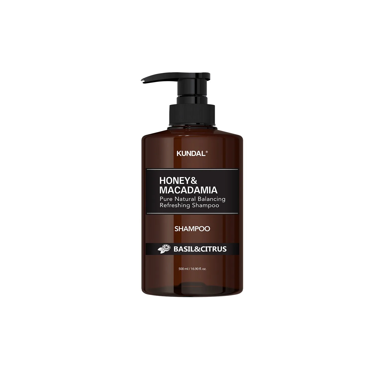 Kundal Honey & Macadamia Pure Natural Refreshing Shampoo Basil & Citru