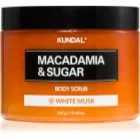 KUNDAL Macadamia & Sugar White Musk Sockerskrubb Med sheasmör 550 g