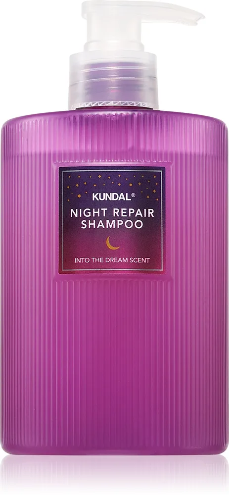 KUNDAL Night Repair Shampoo Schampo och balsam 2-i-1 med närande och återfuktande effekt Arom Into The Dream 470 ml