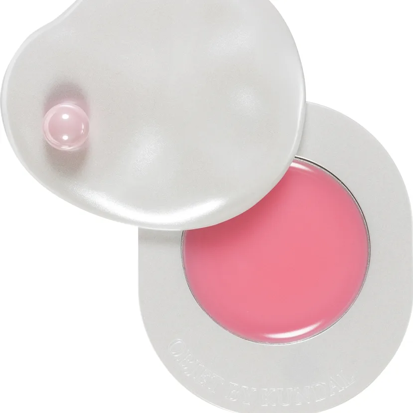 KUNDAL Objet Dew Drop Lip Glaze Balm sävyttävä huulibalsami kosteuttava vaikutus sävy Pink Veil 2 g