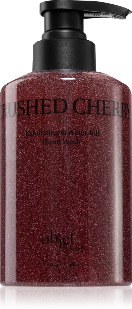 KUNDAL Objet Exfoliating & Waterfull Hand Wash Eksfolierende håndvask til hænder Aroma Crushed Cherry 380 ml