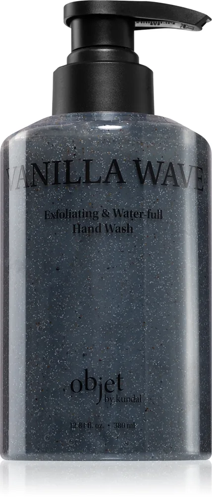KUNDAL Objet Exfoliating & Waterfull Hand Wash Plejende og flydende håndsæbe med en eksfolierende virkning Aroma Vanilla Wave 380 ml