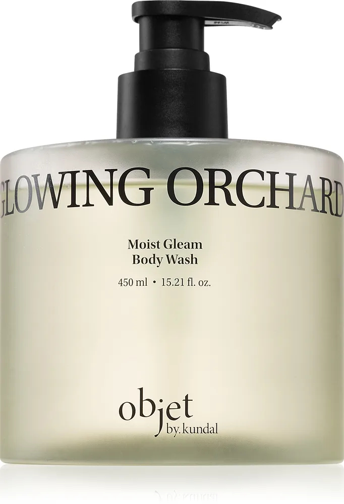 KUNDAL Objet Moist Gleam Body Wash Parfumeret brusegel til intensiv fugt Aroma Glowing Orchard 450 ml