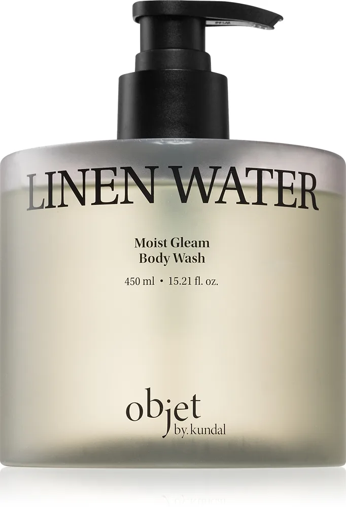 KUNDAL Objet Moist Gleam Body Wash Parfumeret brusegel til intensiv fugt Aroma Linen Water 450 ml