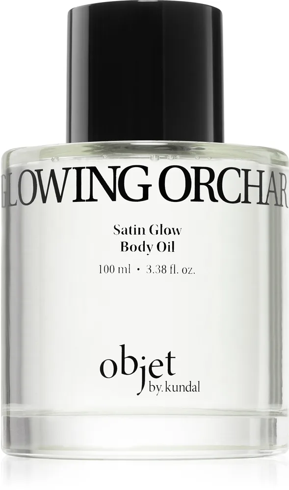 KUNDAL Objet Satin Glow Body Oil pflegendes Körperöl für intensive Hydratisierung mit Duft Glowing Orchard 100 ml