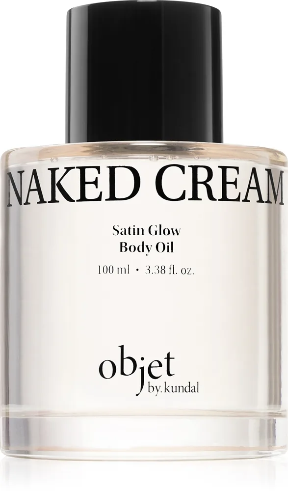 KUNDAL Objet Satin Glow Body Oil Plejende kropsolie til intensiv fugt Aroma Naked Cream 100 ml