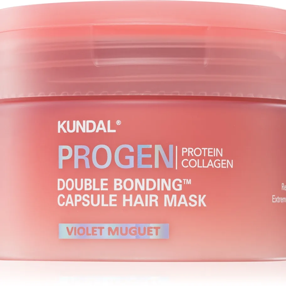 KUNDAL Progen Double Bonding Capsule Hair Mask Reparerande mask för skadat hår Arom Violet Muguet 180 g