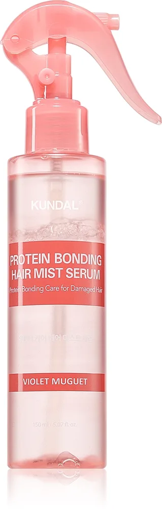 KUNDAL Protein Bonding Care Hair Mist Serum Forstærkende og genoprettende hårserum til tørt og skadet hår Aroma Violet Muguet 150 ml