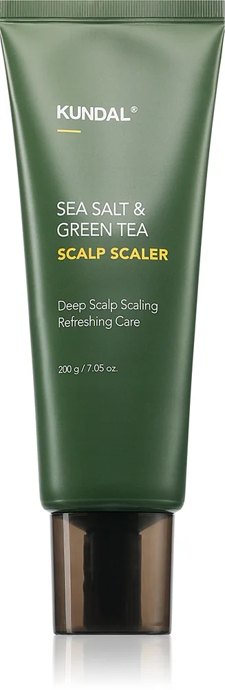 KUNDAL Sea Salt & Green Tea Scalp Scaler syväpuhdistava kuorinta hiustenkasvua stimuloiva 200 g