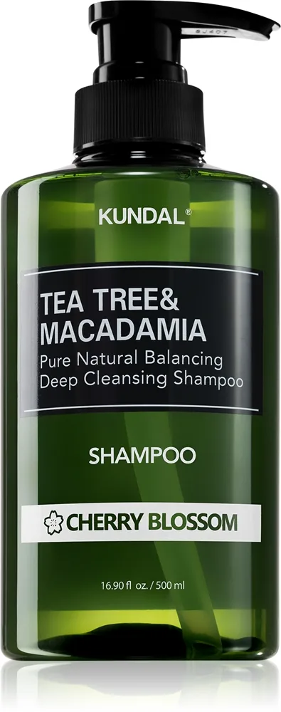 Kundal Tea Tree & Macadamia Deep Cleansing Shampoo - Cherry Blossom