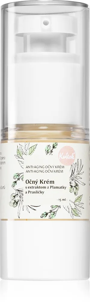 Kvitok Eye Cream hellävarainen silmänympärysvoide kosteuttava 15 ml