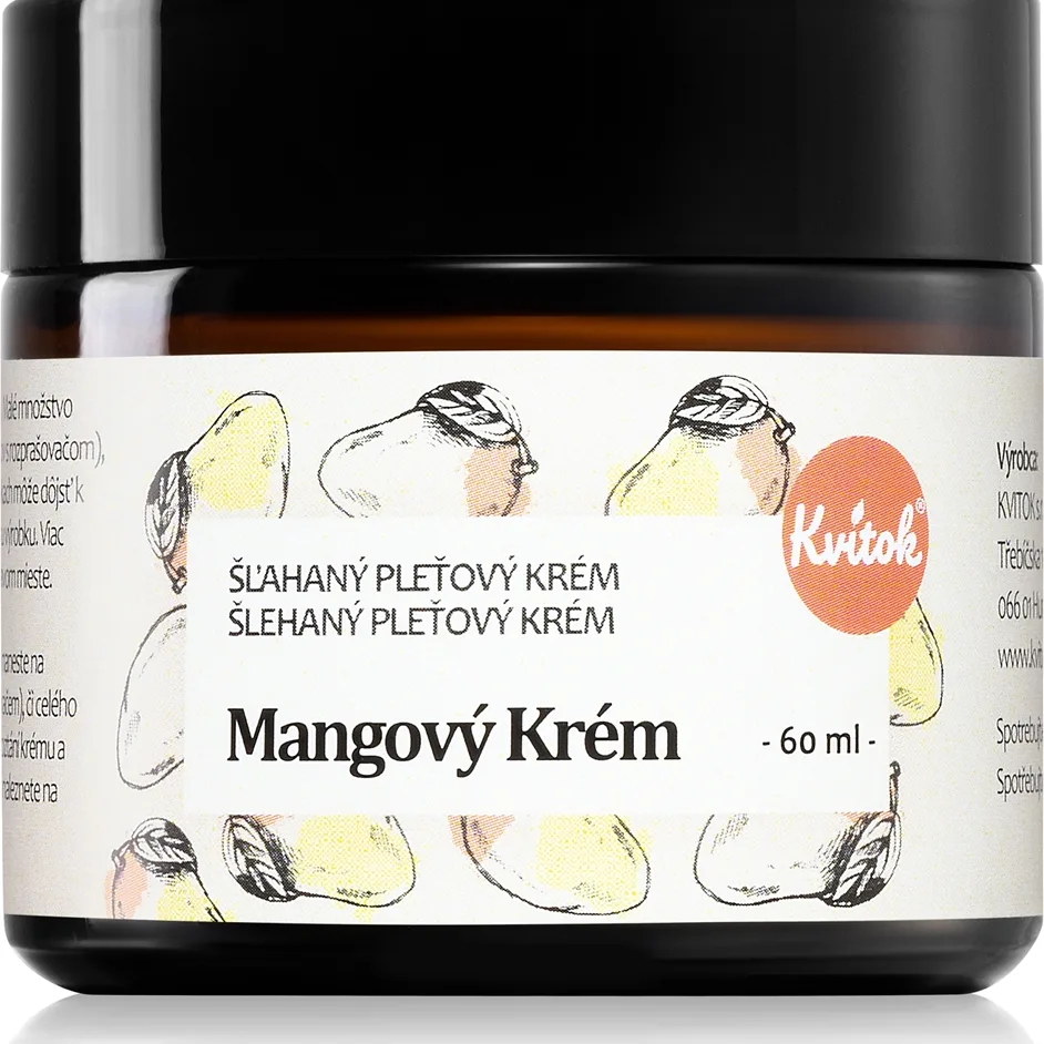 Kvitok Mango Cream hellävarainen kasvovoide herkälle ja kuivalle iholle 60 ml