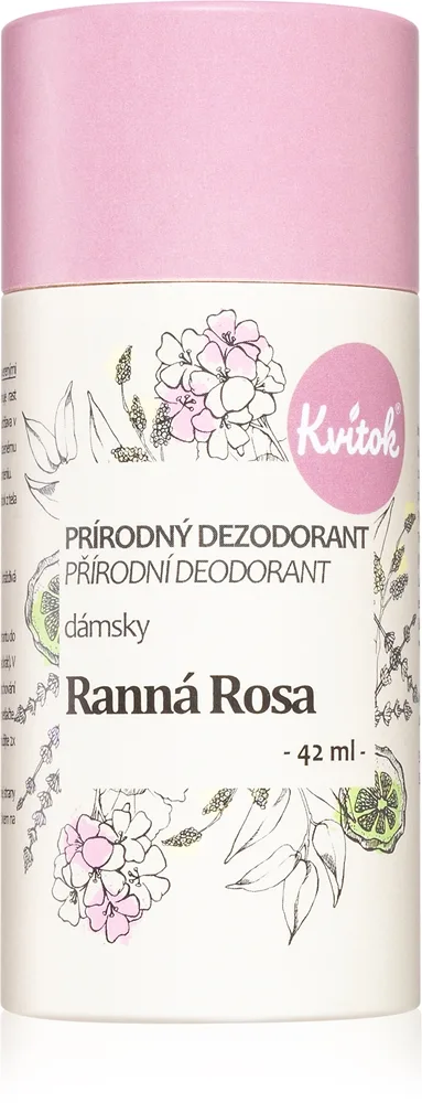Kvitok Morning dew deodoranttivoide herkälle iholle 42 ml