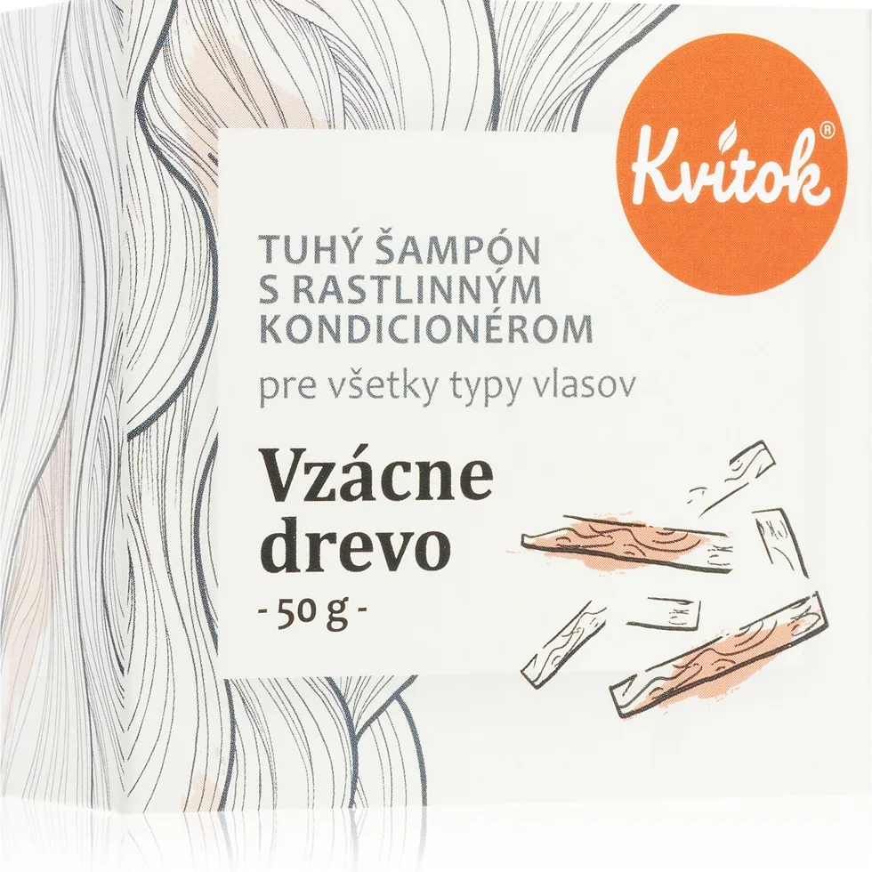 Kvitok Rare Wood palashampoo tummille hiuksille 50 g