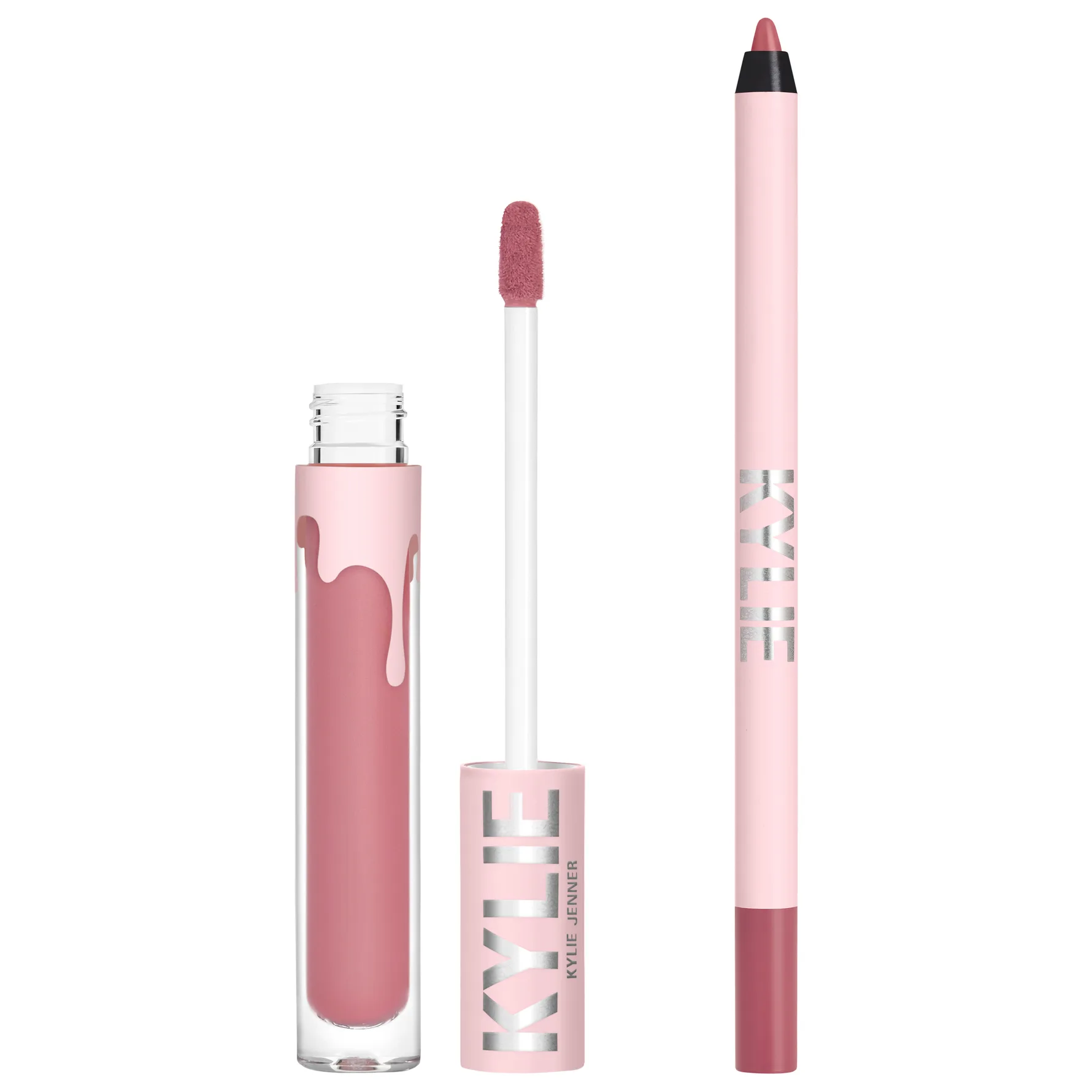 Kylie Cosmetics Kylie Jenner Lip Kit Velvet matta-huulisetti sävy 305 Harmony 2 kpl
