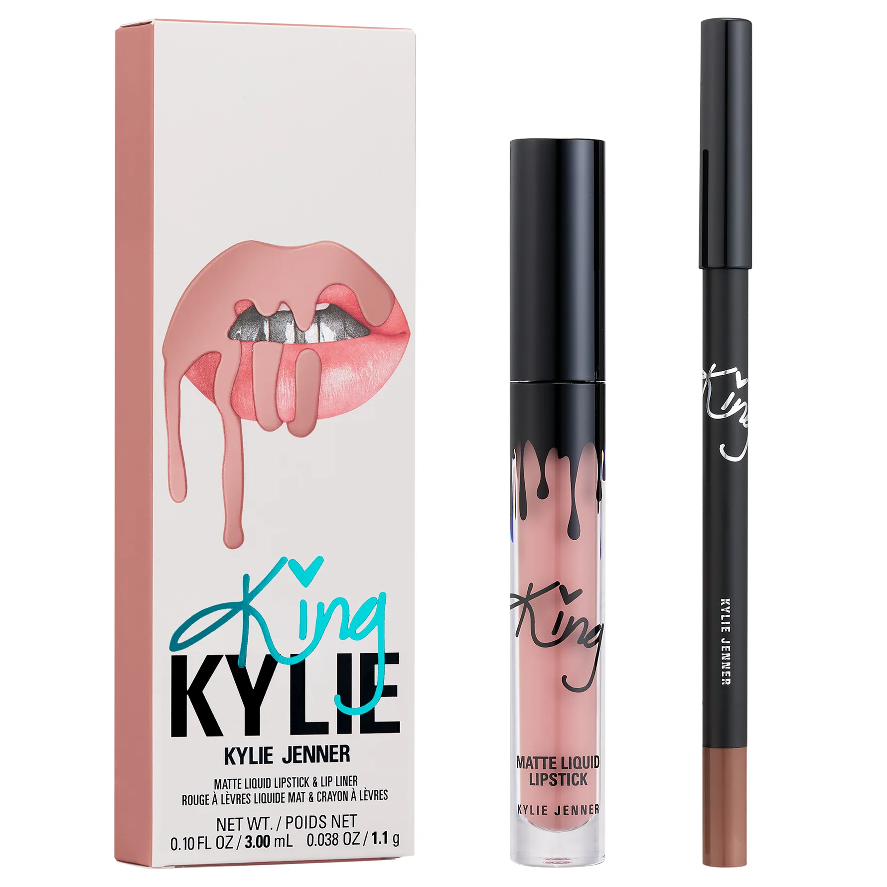 King Kylie Matte Liquid Lipstick + Lip Liner A Decade